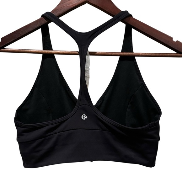 Lululemon Cool To Street Bra Black Zip Front Women’s Size 6 W2A57S - Picture 6 of 9